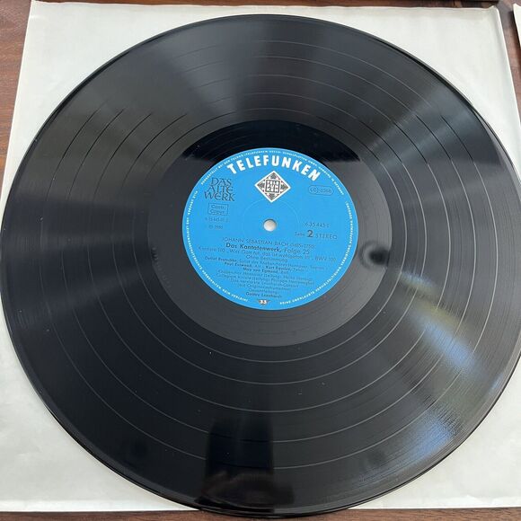 J.S. Bach Das Kantatenwerk Complete Cantatas Vol 25 LP Box Set 1980 Telefunken - Picture 5 of 8
